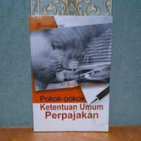 Image of Pokok-pokok Ketentuan Umum Perpajakan